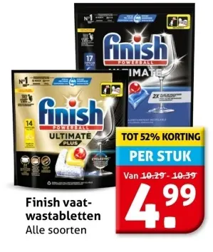 Aanbieding: Finish vaatwastabletten