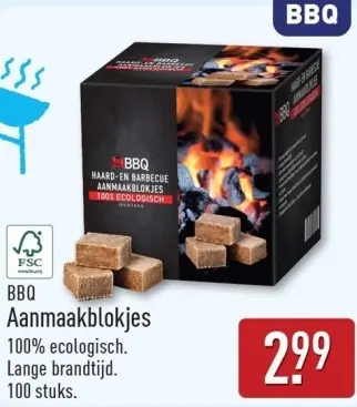 Aanbieding: Aanmaakblokjes