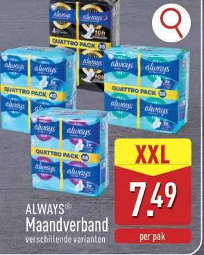 Promotie: Maandverband