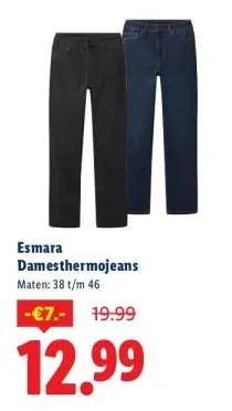 Aanbieding: Damesthermojeans
