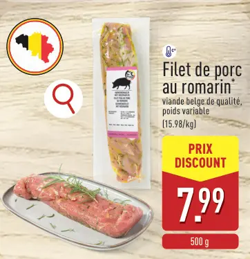 Offre: Filet de porc au romarin
