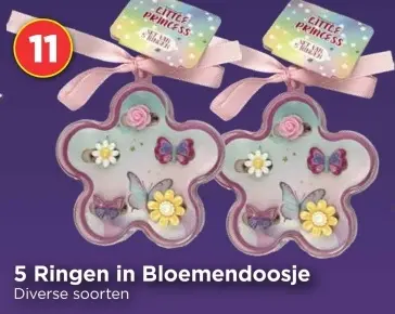 Aanbieding: Ringen in Bloemendoosje