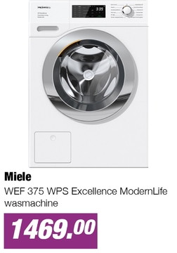 Aanbieding: WEF 375 WPS Excellence ModernLife wasmachine