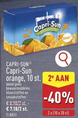 Promotie: Capri-Sun orange
