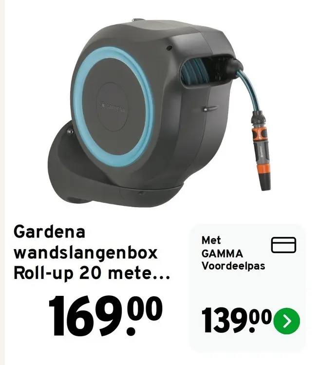 Aanbieding: wandslangenbox Roll-up