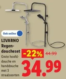 Aanbieding: Regendoucheset