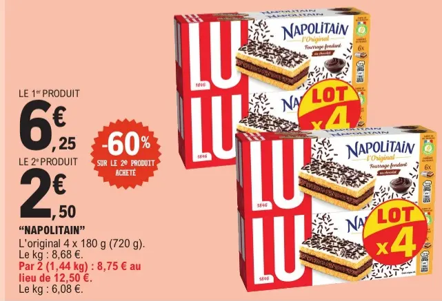 Promotie: NAPOLITAIN L'original