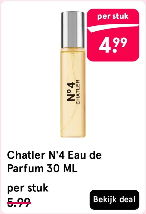 Aanbieding: Chatler N'4 Eau de Parfum