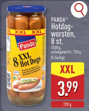 Promotie: Hotdog-worsten