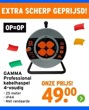 Aanbieding: kabelhaspel