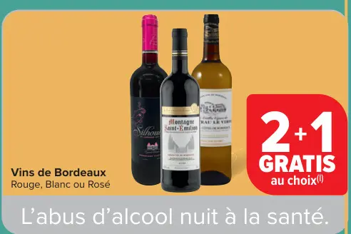 Offre: Vins de Bordeaux