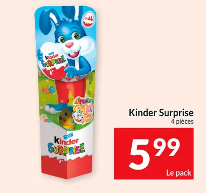 Offre: Kinder Surprise