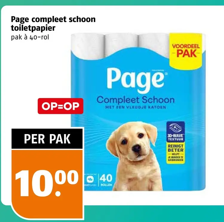 Aanbieding: Compleet Schoon toiletpapier