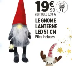 Offre: Le gnome lanterne led