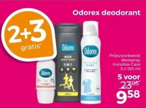Aanbieding: Odorex deodorant