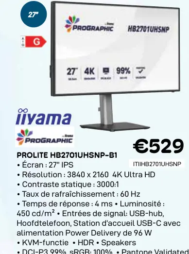 Offre: Prolite hb2701uhsnp-b1