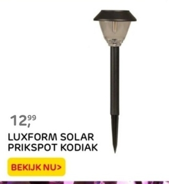 Aanbieding: LUXFORM SOLAR PRIKSPOT KODIAK