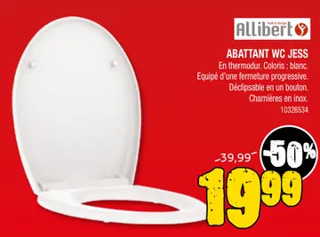 Offre: Abattant wc jess