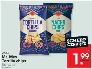 Aanbieding: Mr. Mex Tortilla chips