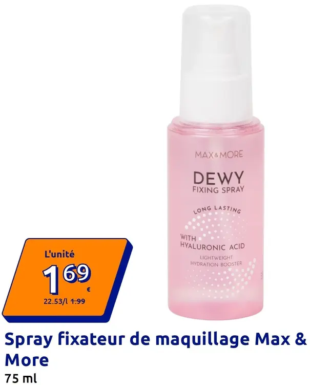 Offre: Spray fixateur de maquillage