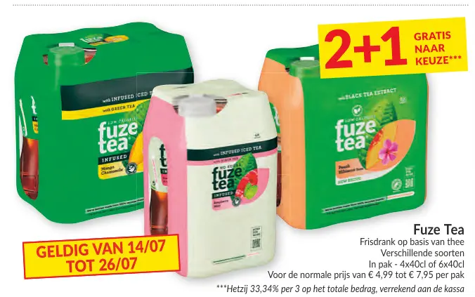 Promotie: Fuze Tea