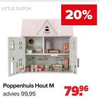 Promotie: Poppenhuis Hout M