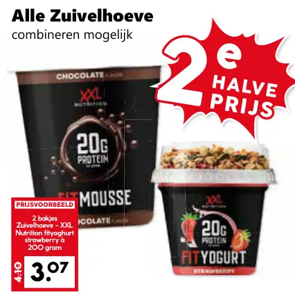 Aanbieding: Zuivelhoeve - XXL Nutrition fityoghurt