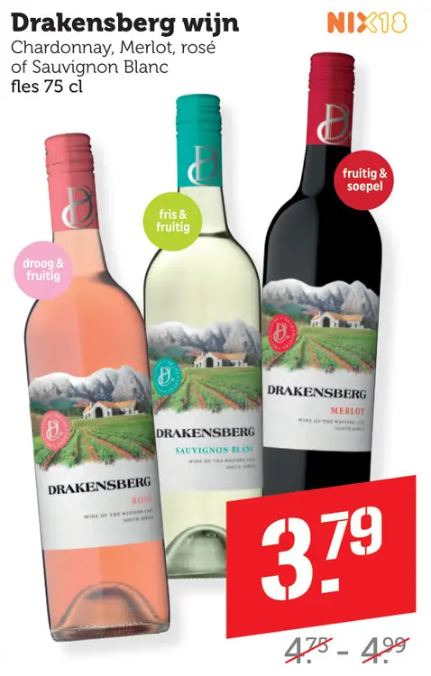 Aanbieding: Drakensberg wijn