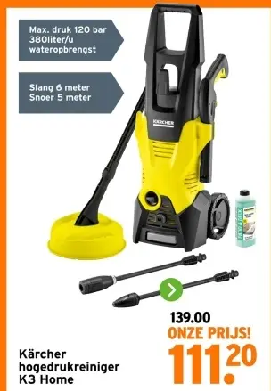 Aanbieding: hogedrukreiniger K3 Home