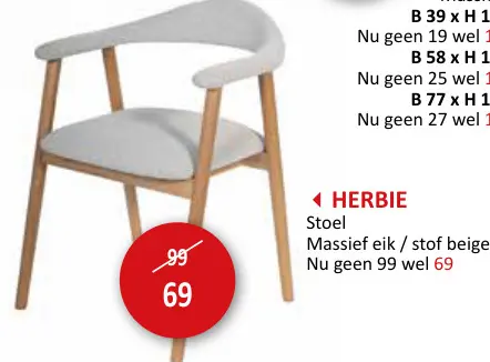 Promotie: HERBIE Stoel
