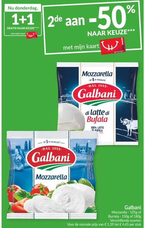 Promotie: Mozzarella
