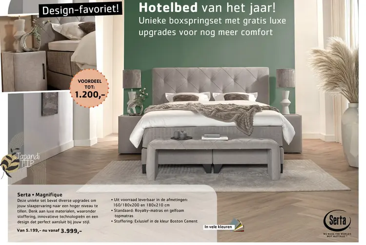 Aanbieding: Serta Magnifique
