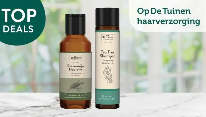 Aanbieding: Rozemarijn Haarolie & Tea Tree Shampoo