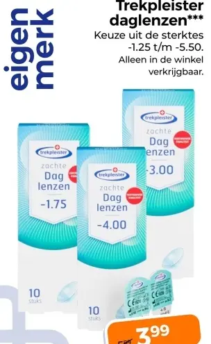 Aanbieding: Trekpleister daglenzen