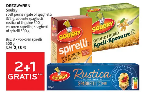 Aanbieding: Deegwaren