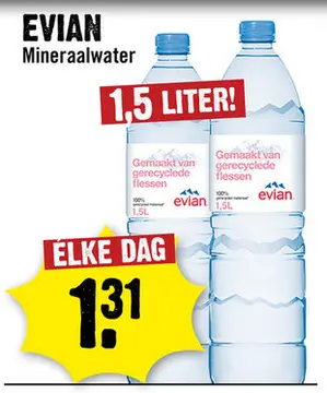 Aanbieding: EVIAN Mineraalwater