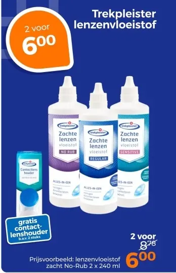 Aanbieding: Zachte lenzen vloeistof