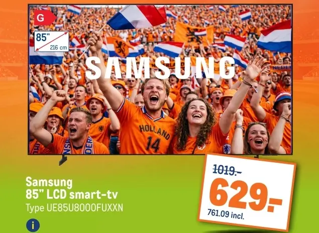 Aanbieding: 85" LCD smart-tv