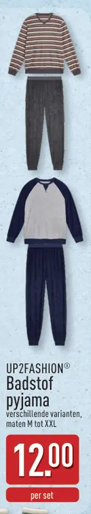 Promotie: Badstof pyjama