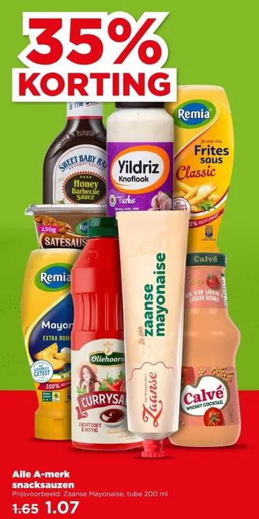 Aanbieding: Alle A-merk snacksauzen