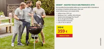 Offre: Weber - master-touch gbs premium e-5770
