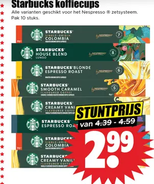 Aanbieding: Starbucks koffiecups