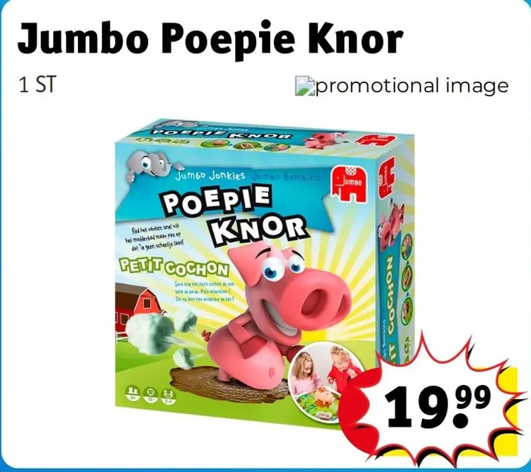 Promotie: Jumbo Poepie Knor