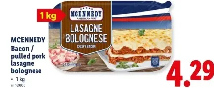 Promotie: Lasagne Bolognese
