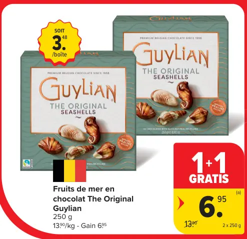 Offre: Fruits de mer en chocolat The Original