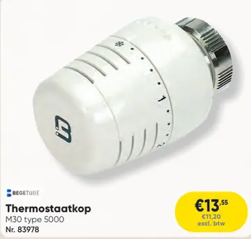 Aanbieding: Thermostaatkop