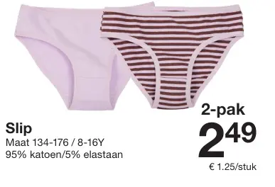 Aanbieding: Slip