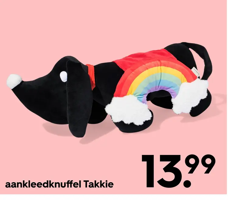 Promotie: aankleedknuffel Takkie