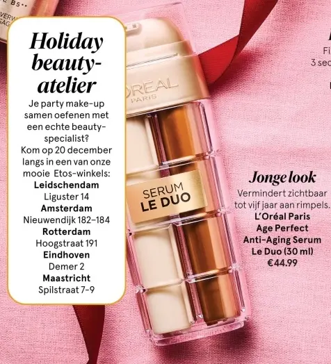 Aanbieding: Age Perfect Anti-Aging Serum Le Duo