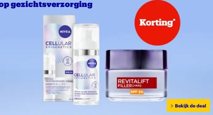 Aanbieding: Nivea Cellular Epigenetics & L'Oréal Revitali